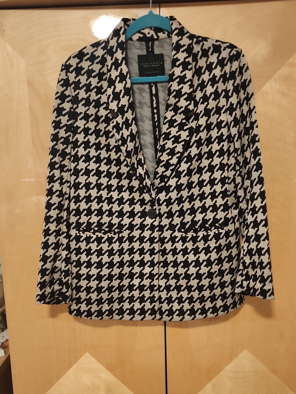 Perfect Houndstooth Check Sanctuary Blazer XS